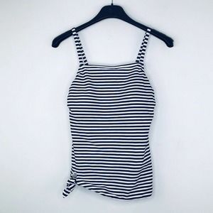 Kona Sol Small Tankini Top Swim Suit Oxford